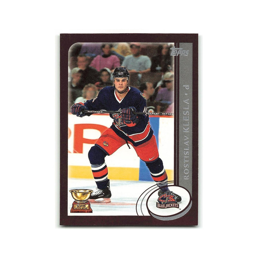 Rostislav Klesla 2002 Topps #21 Columbus Blue Jackets Hockey Card NM