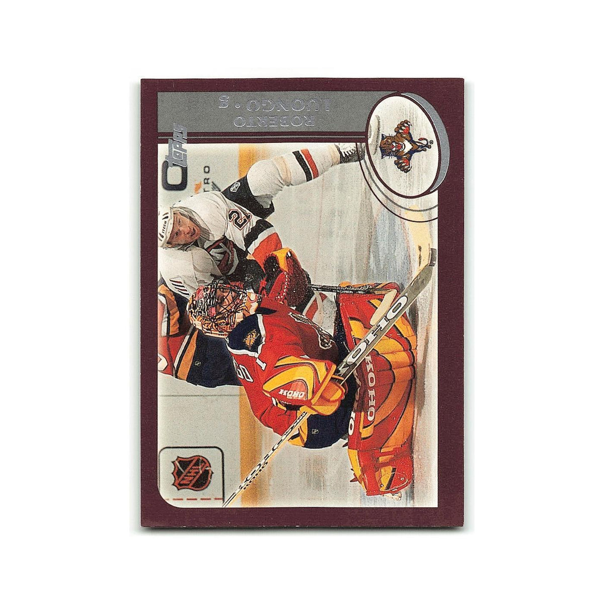 Roberto Luongo 2002 Topps #108 Florida Panthers Hockey Card NM