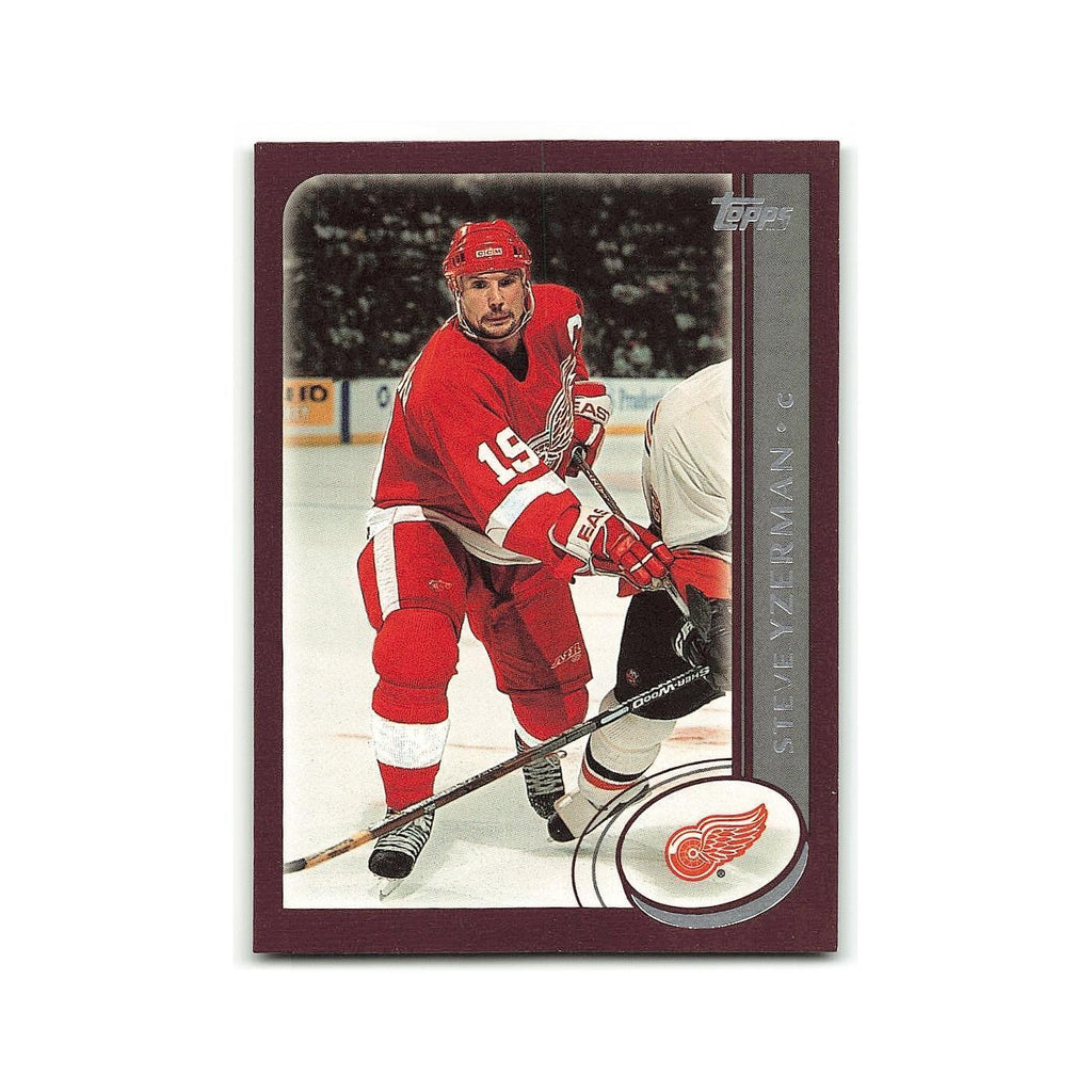 Steve Yzerman 2002 Topps #4 Detroit Red Wings Hockey Card NM