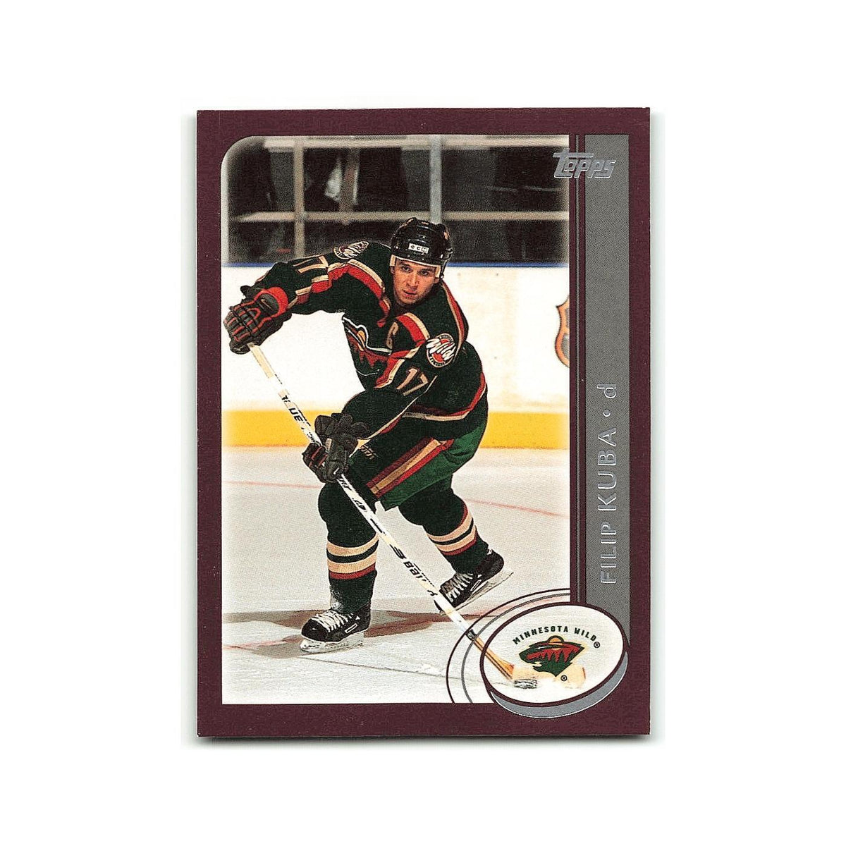 Filip Kuba 2002 Topps #118 Minnesota Wild Hockey Card NM