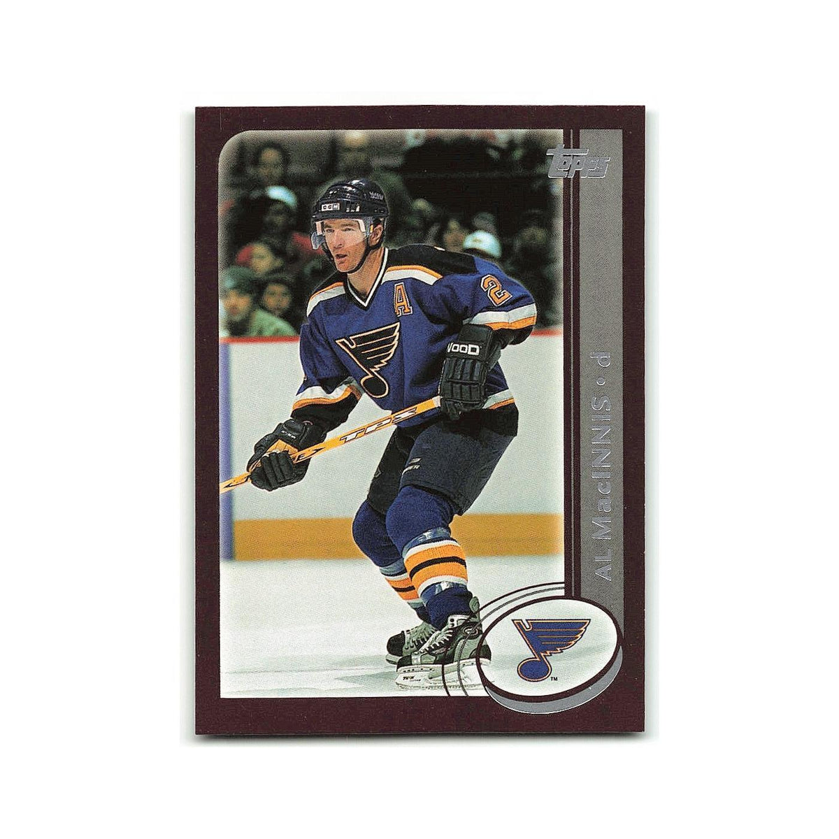 Al MacInnis 2002 Topps #199 St. Louis Blues Hockey Card NM