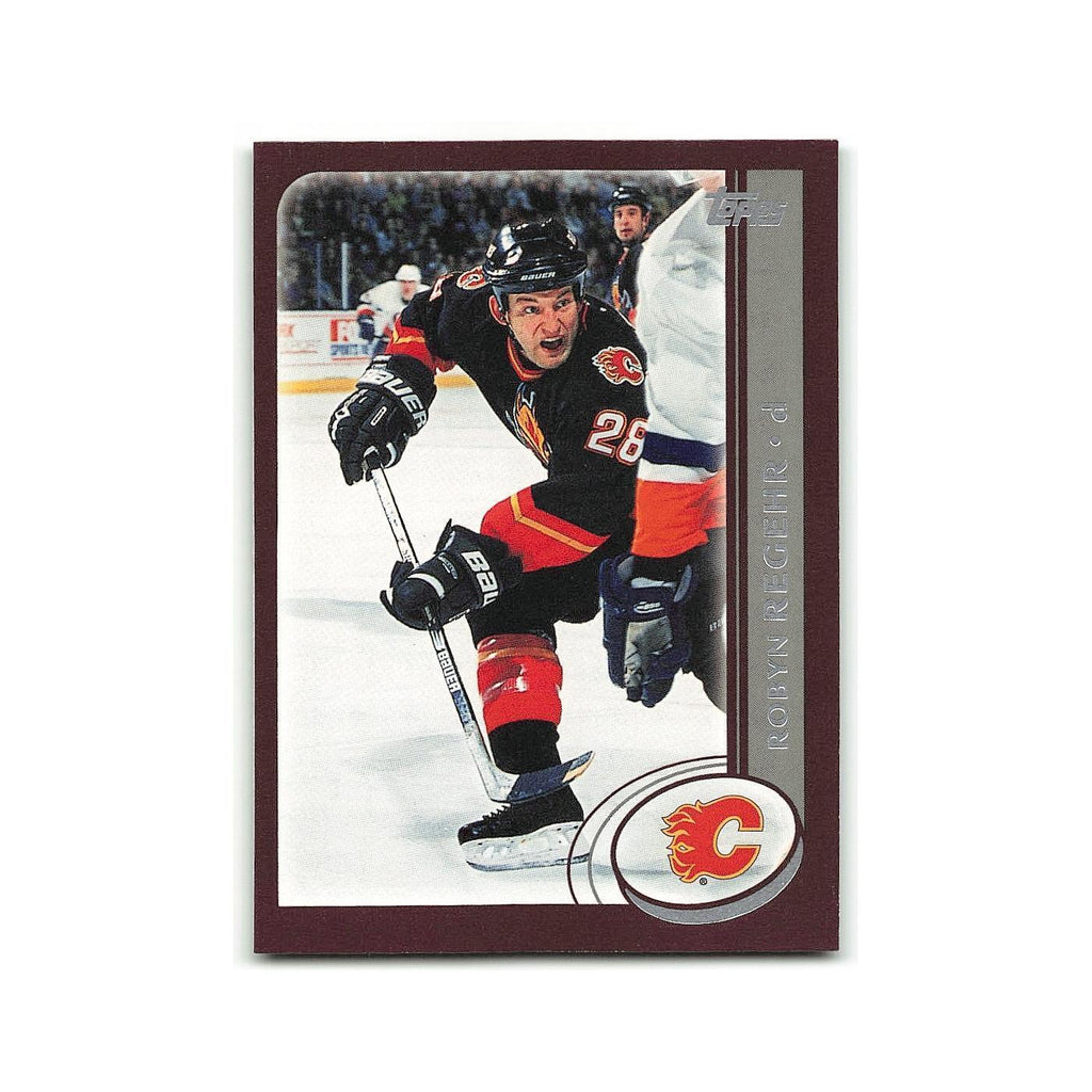 Robyn Regehr 2002 Topps #44 Calgary Flames Hockey Card NM