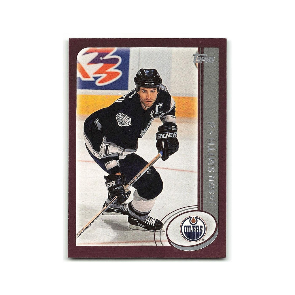 Jason Smith 2002 Topps #75 Edmonton Oilers Hockey Card NM