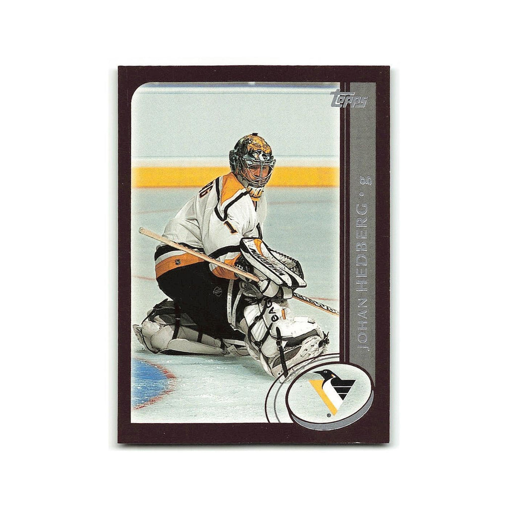 Johan Hedberg 2002 Topps #106 Pittsburgh Penguins Hockey Card NM
