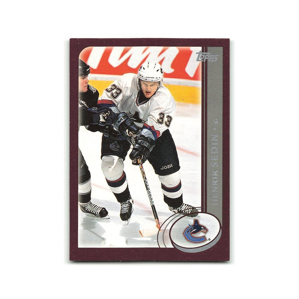 Henrik Sedin 2002 Topps #213 Vancouver Canucks Hockey Card NM
