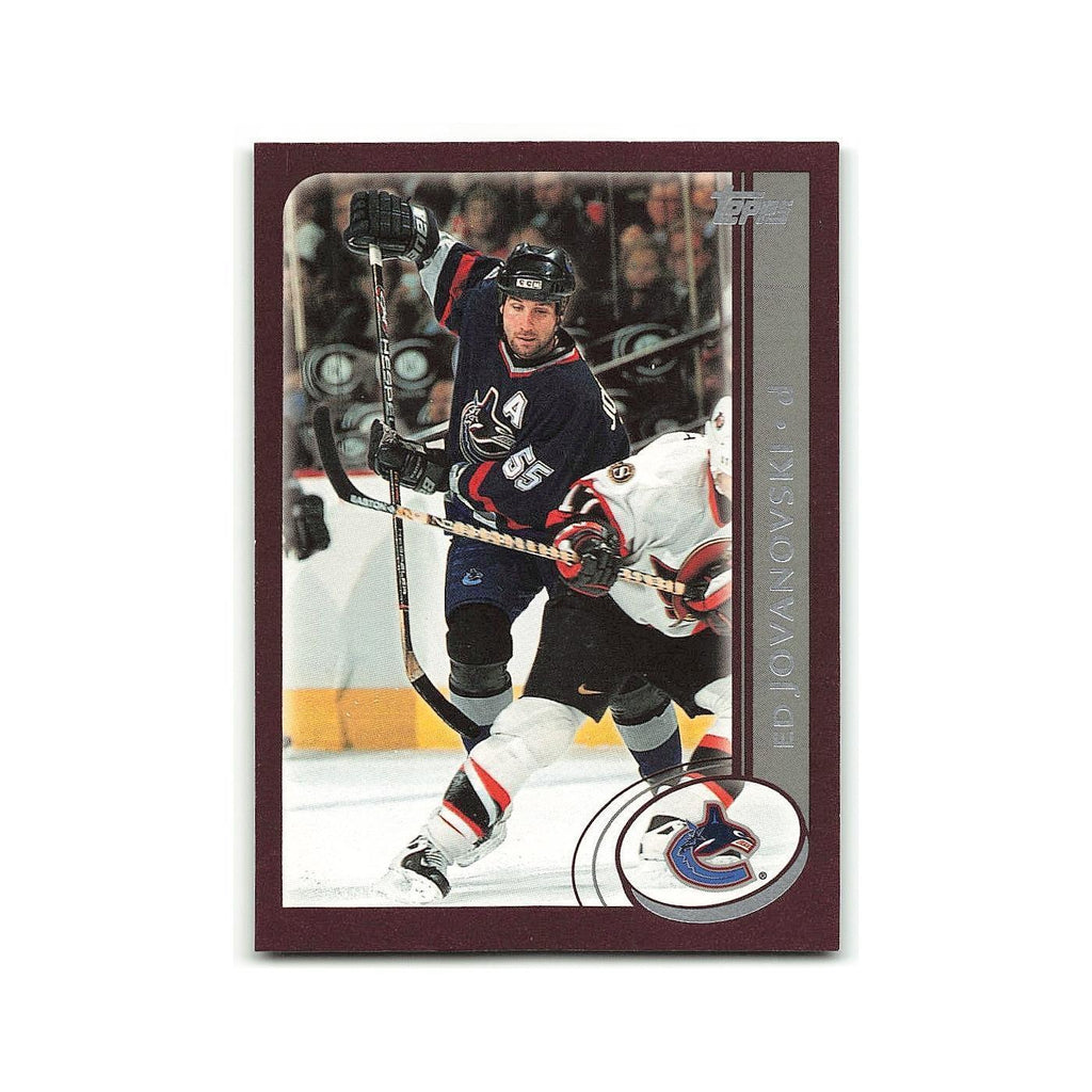 Ed Jovanovski 2002 Topps #111 Vancouver Canucks Hockey Card NM
