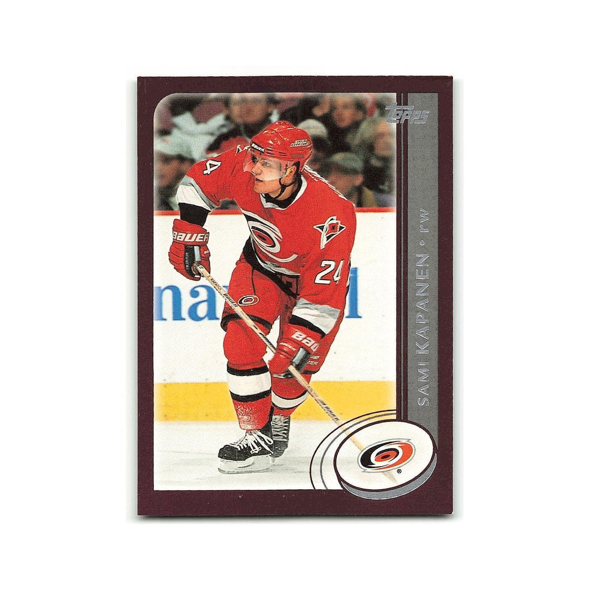 Sami Kapanen 2002 Topps #68 Carolina Hurricanes Hockey Card NM
