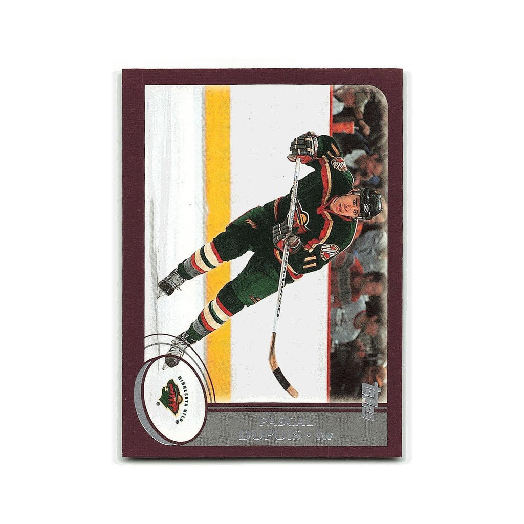Pascal Dupuis 2002 Topps #56 Minnesota Wild Hockey Card NM