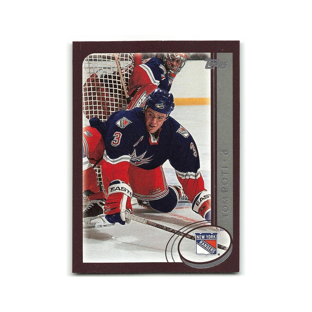 Tom Poti 2002 Topps #64 New York Rangers Hockey Card NM
