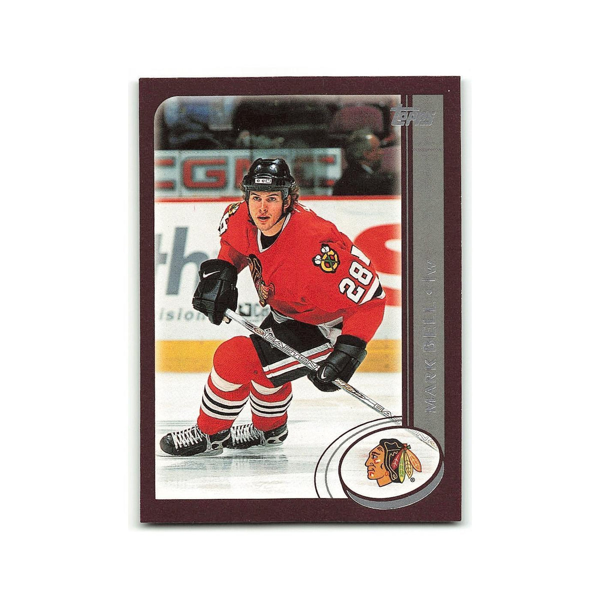 Mark Bell 2002 Topps #103 Chicago Blackhawks Hockey Card NM
