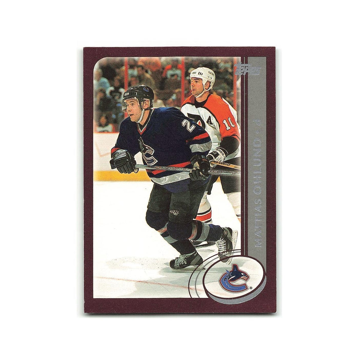 Mattias Ohlund 2002 Topps #51 Vancouver Canucks Hockey Card NM