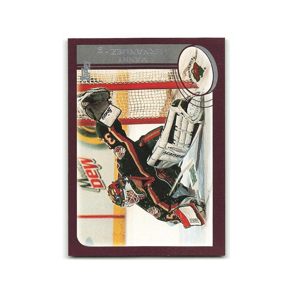Manny Fernandez 2002 Topps #74 Minnesota Wild Hockey Card NM