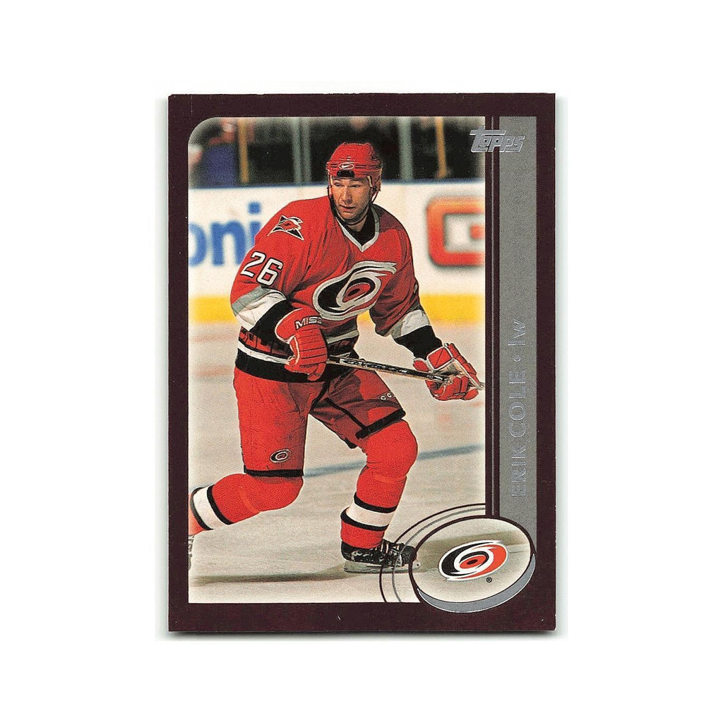 Erik Cole 2002 Topps #60 Carolina Hurricanes Hockey Card NM