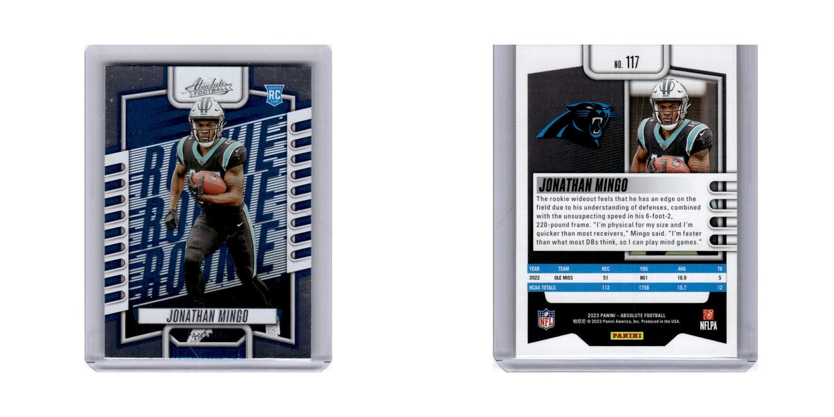 Jonathan Mingo Rookie 2023 Panini Absolute #117 Carolina Panthers NM