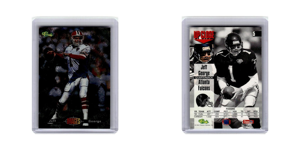 Jeff George 1994 Images #5 Atlanta Falcons Football Card NM