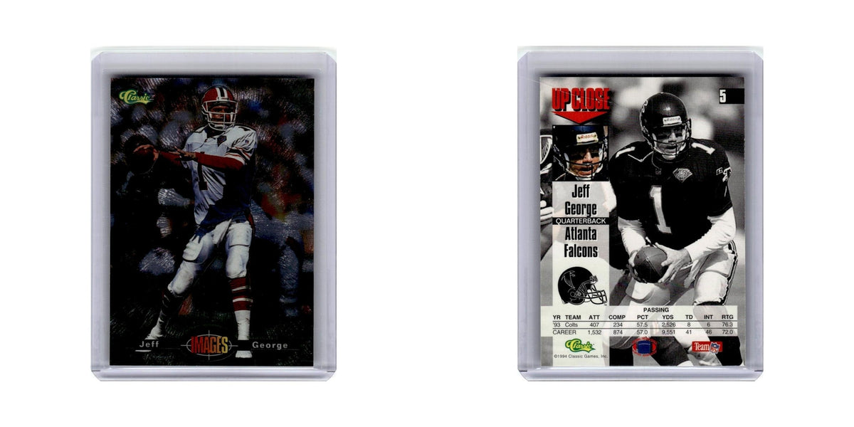 Jeff George 1994 Images #5 Atlanta Falcons Football Card NM