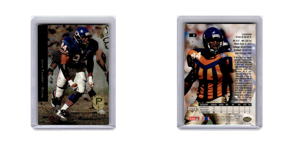John Thierry 1994 SP #8 Chicago Bears Football Card NM