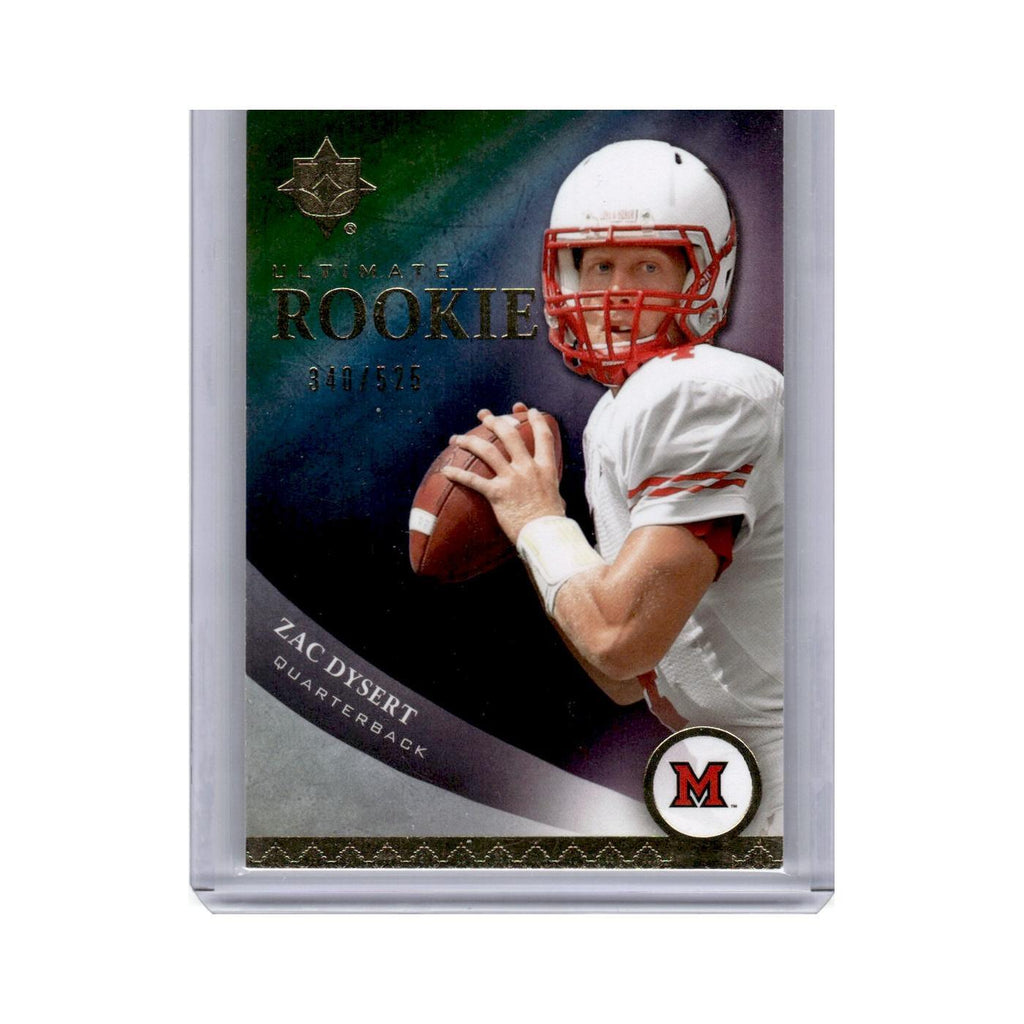 Zac Dysert #/525 2013 Upper Deck Ultimate Rookies #16 Miami Ohio RedHawks NM