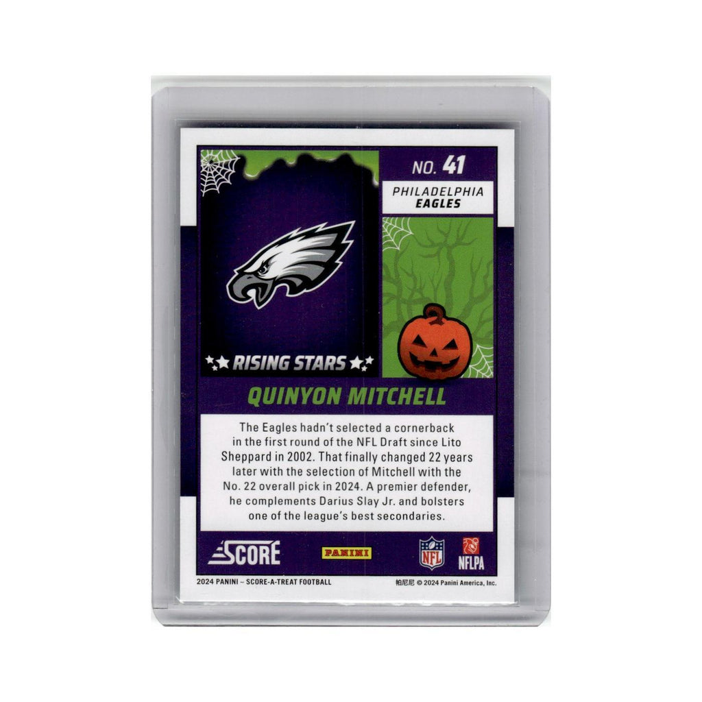 Quinyon Mitchell Rookie 2024 Score-A-Treat Rising Stars #41 Eagles NM