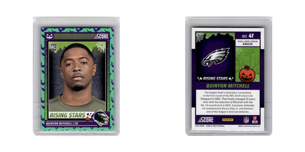 Quinyon Mitchell Rookie 2024 Score-A-Treat Rising Stars #41 Eagles NM