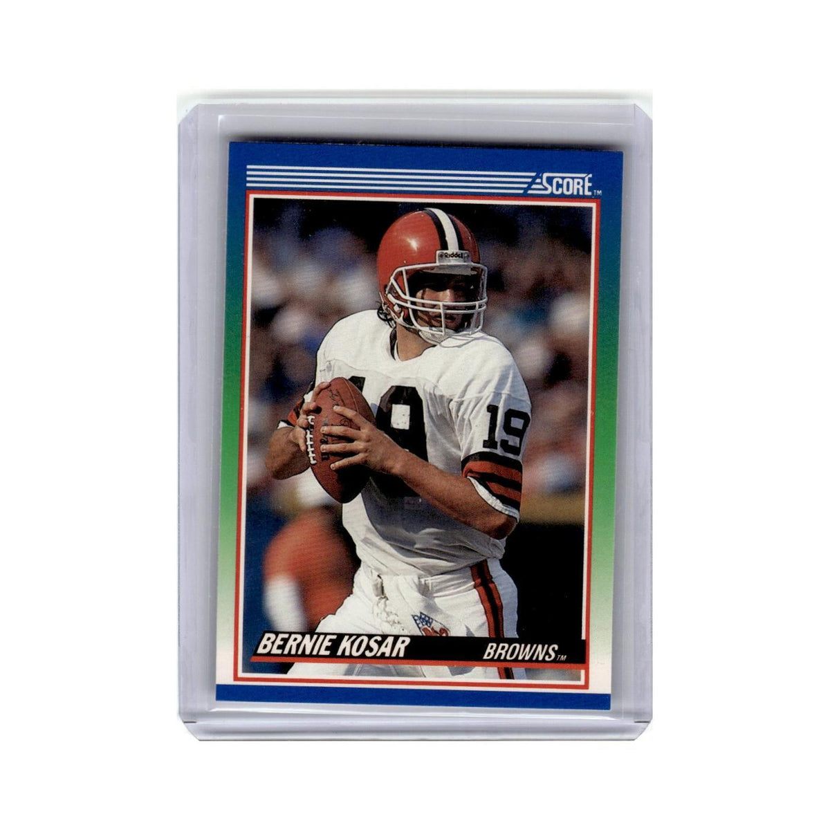 Bernie Kosar 1990 Score #60 Cleveland Browns Football Card NM