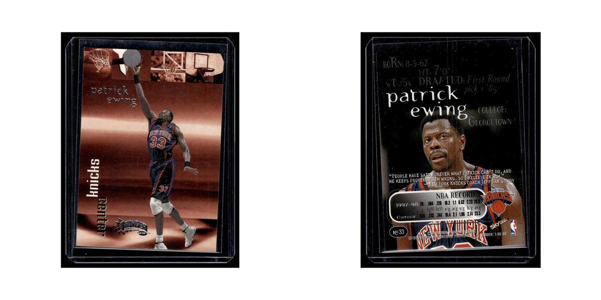 Patrick Ewing 1998 Skybox Thunder #33 New York Knicks Basketball Card NM