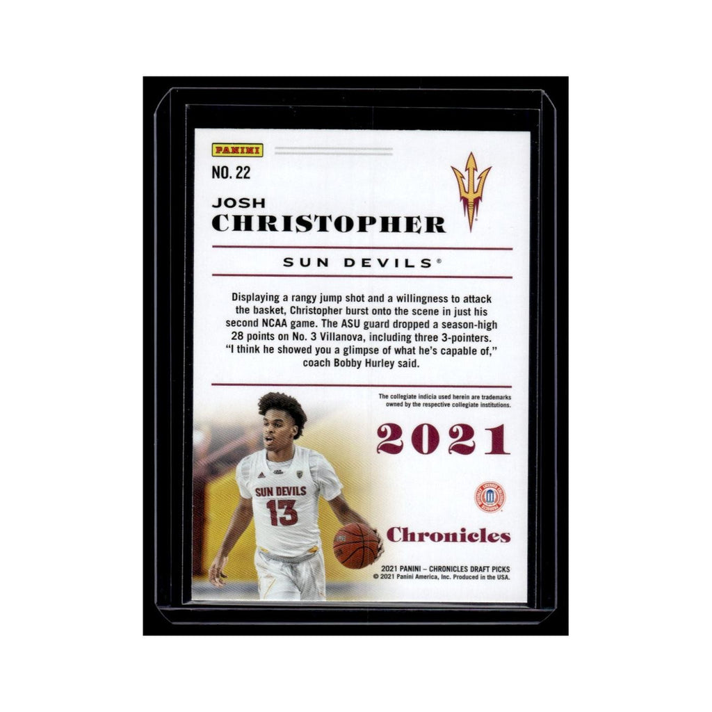 Josh Christopher Rookie 2021 Panini Chronicles Draft Picks #22 NM
