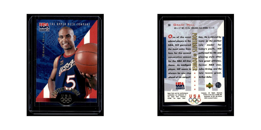 Grant Hill 1996 Upper Deck USA #50 Basketball Card NM