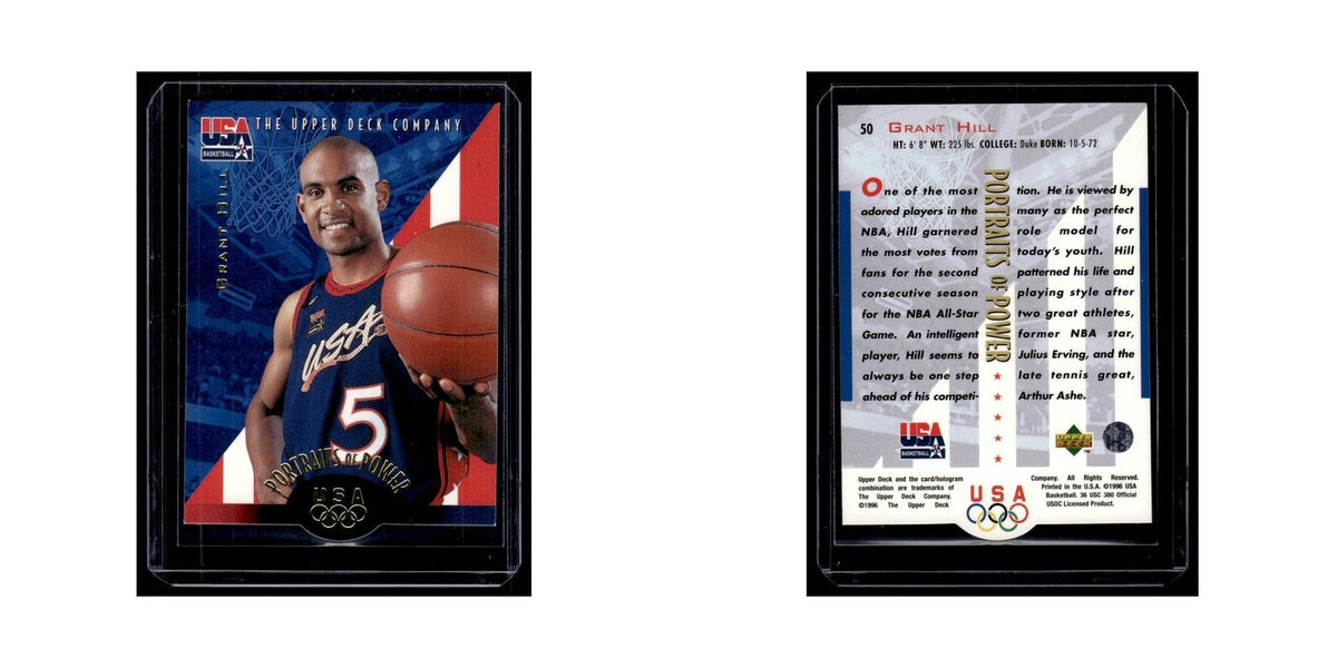 Grant Hill 1996 Upper Deck USA #50 Basketball Card NM