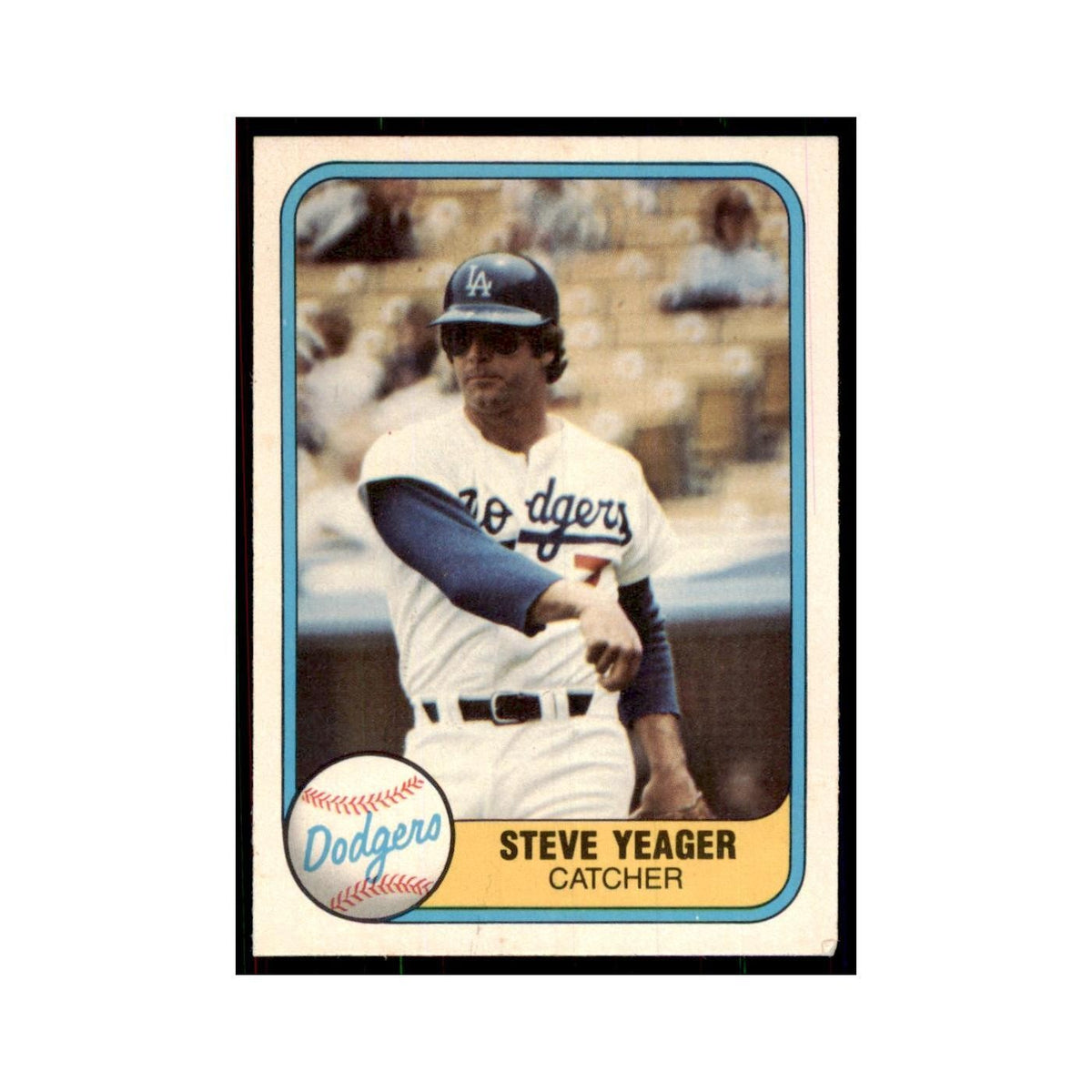 1981 Fleer Steve Yeager Baseball Cards #129