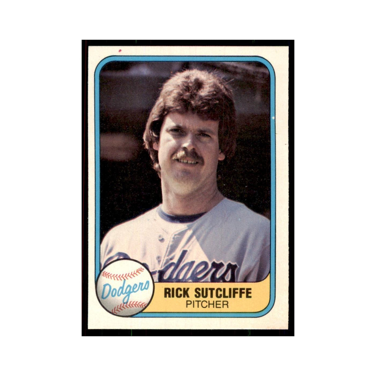 1981 Fleer Rick Sutcliffe Baseball Cards #125