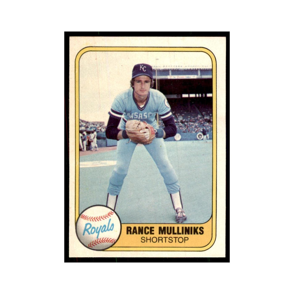 1981 Fleer Rance Mulliniks Baseball Cards #48