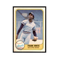 1981 Fleer Frank White Baseball Cards #44