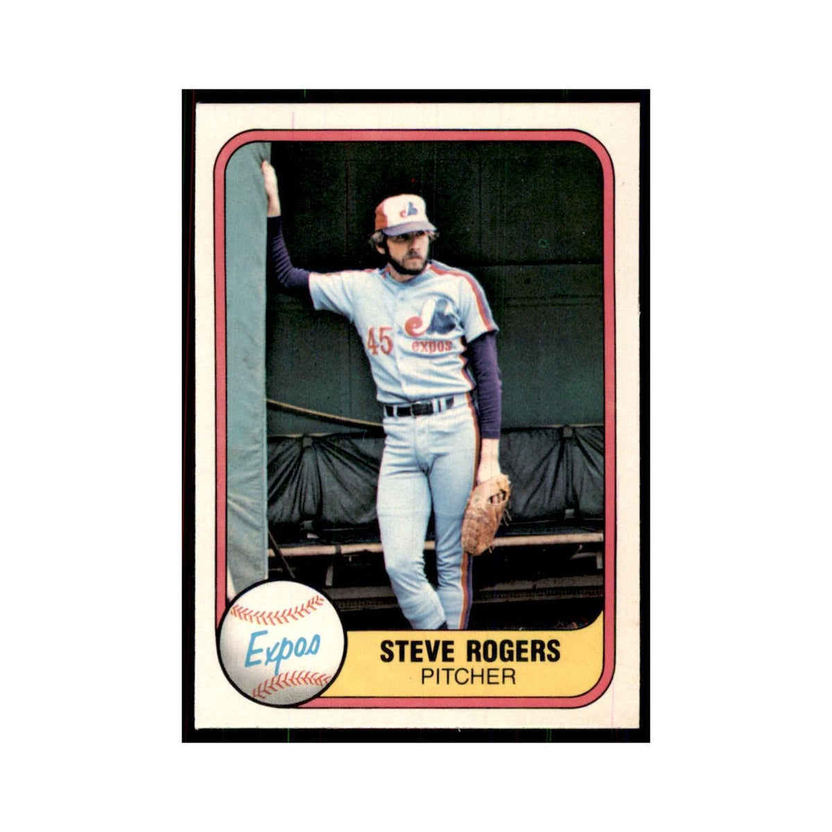1981 Fleer Steve Rogers Baseball Cards #143