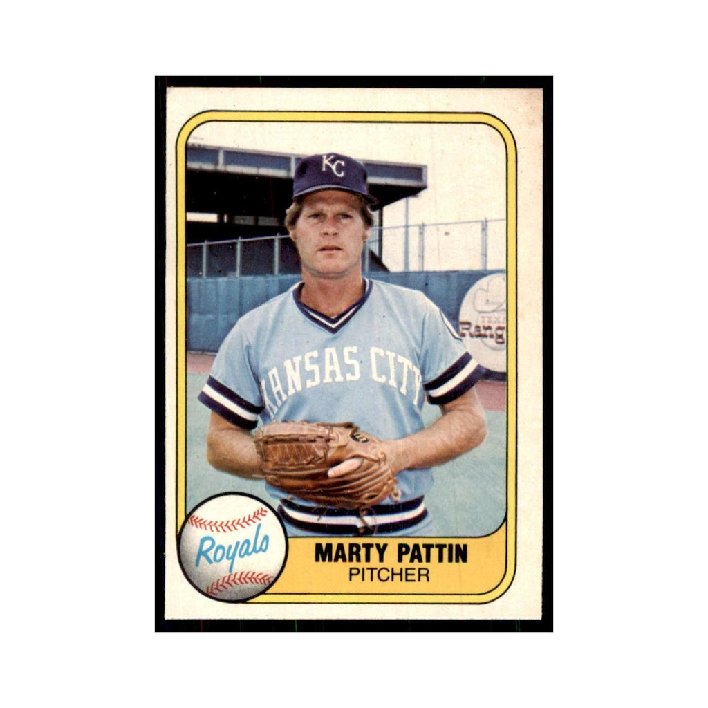 1981 Fleer Marty Pattin Baseball Cards #37