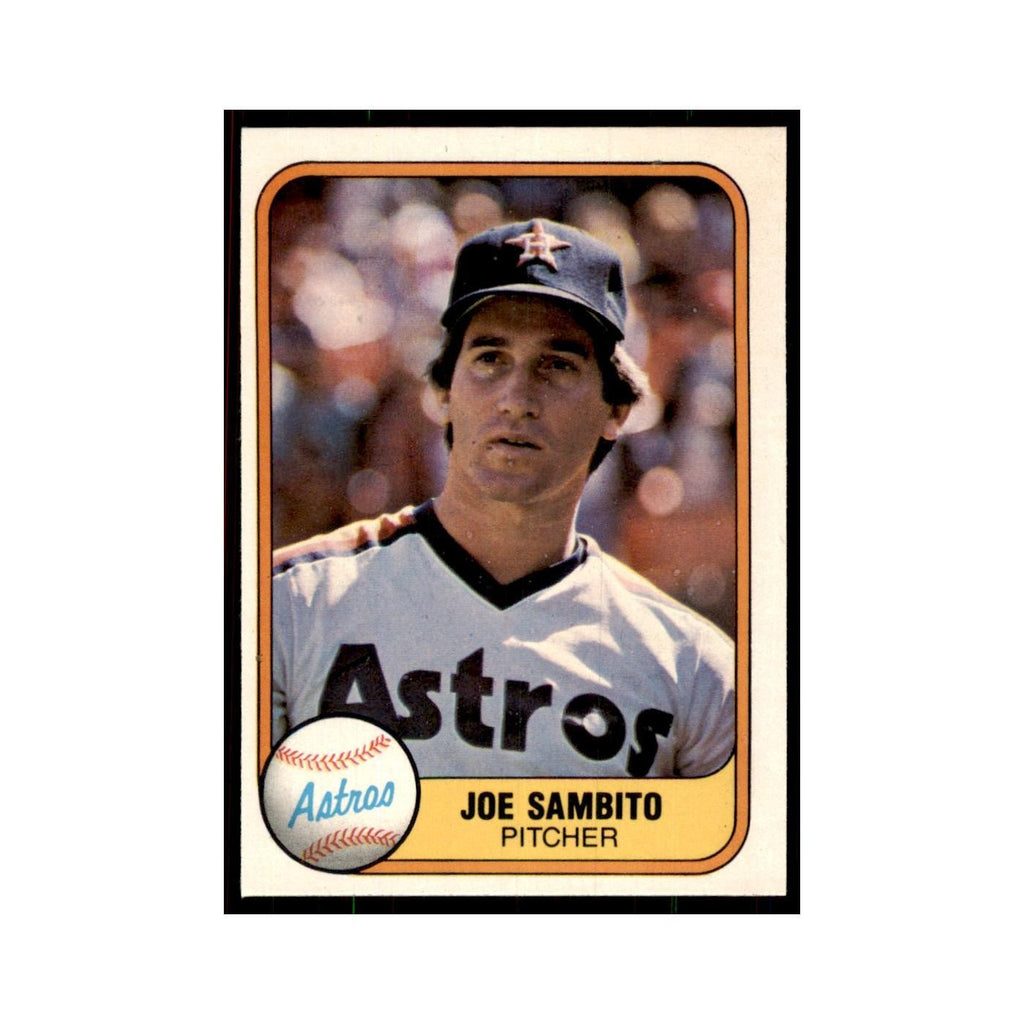 1981 Fleer Joe Sambito Baseball Cards #65