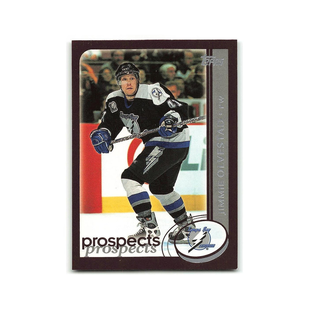 Jimmie Olvestad 2002 Topps #277 Tampa Bay Lightning Hockey Card NM