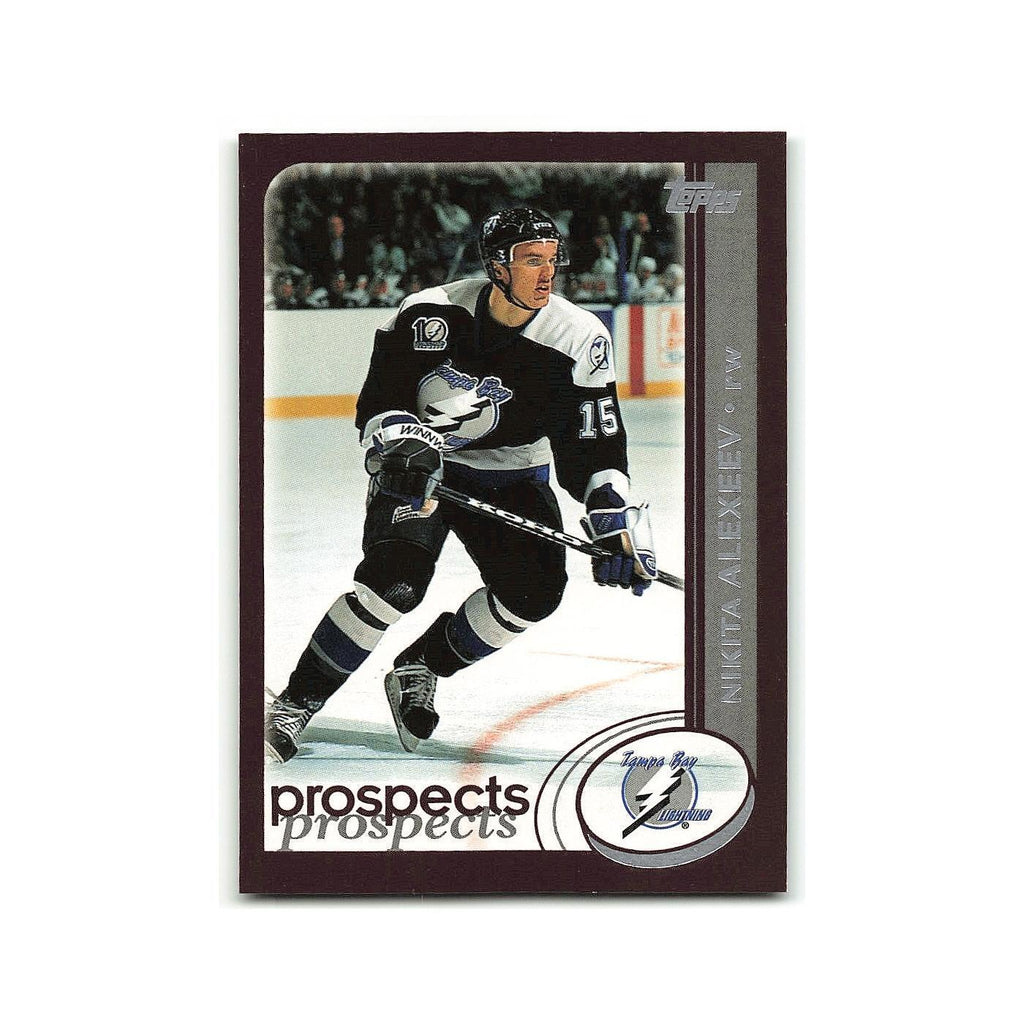 Nikita Alexeev 2002 Topps #306 Tampa Bay Lightning Hockey Card NM