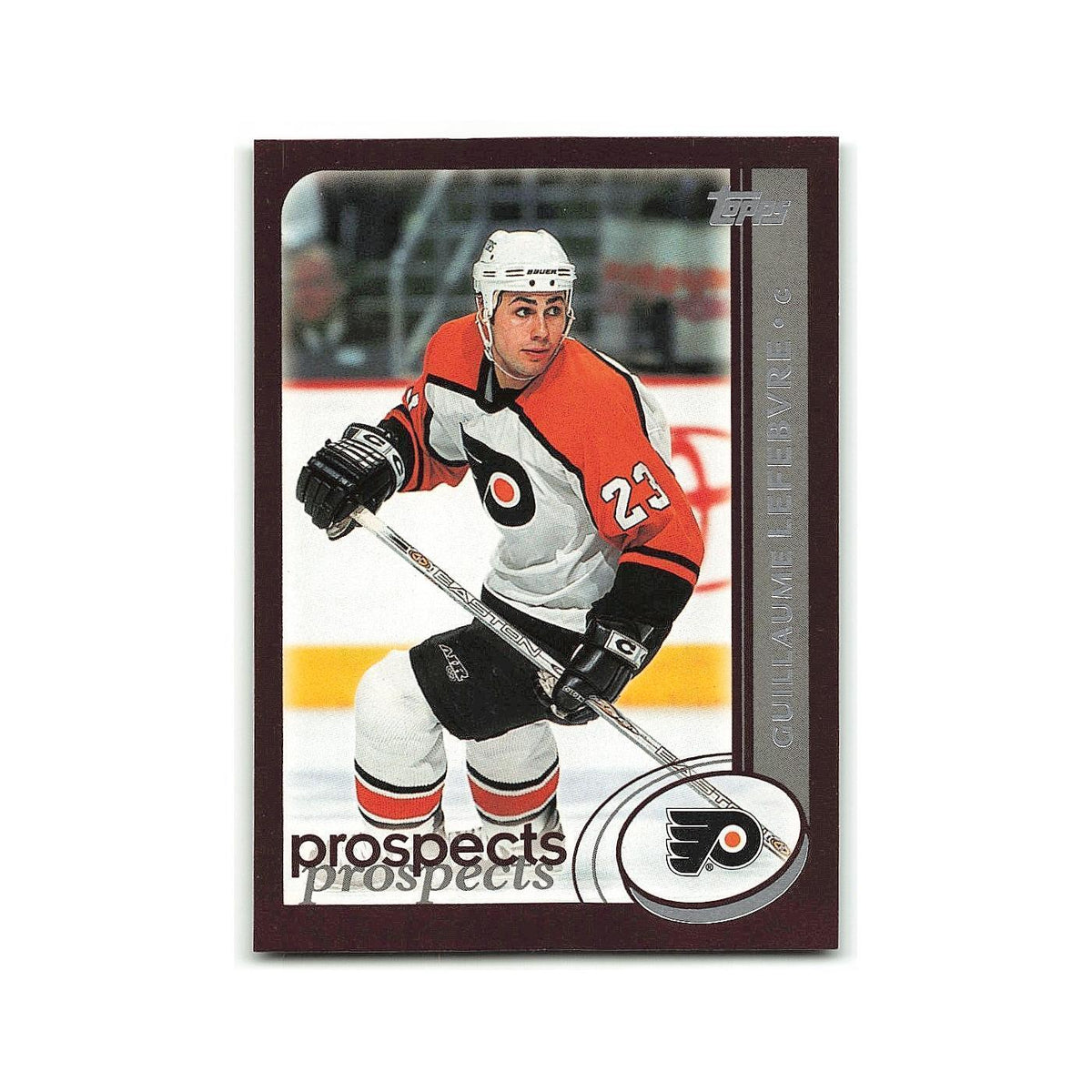 Guillaume Lefebvre 2002 Topps #309 Philadelphia Flyers Hockey Card NM