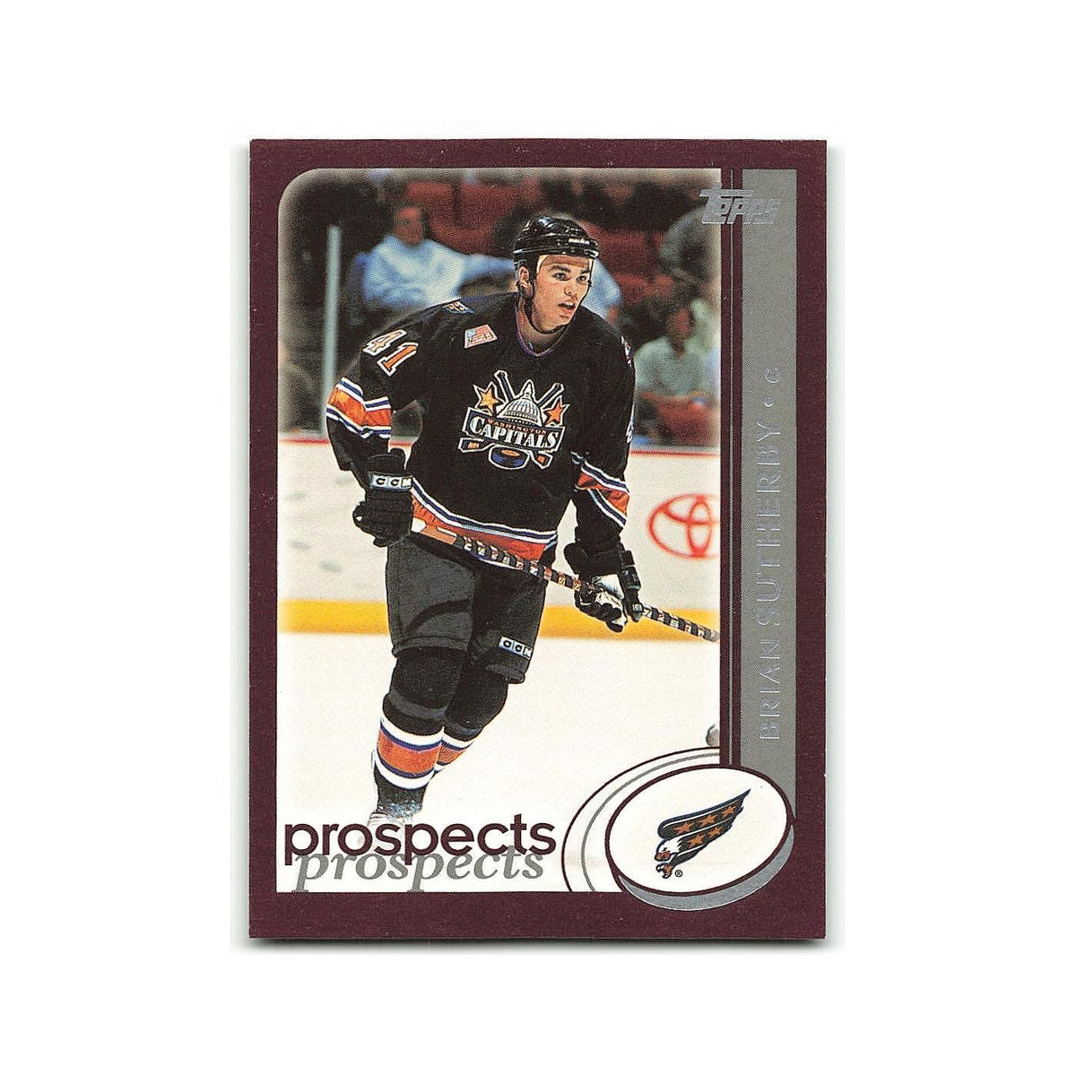 Brian Sutherby 2002 Topps #291 Washington Capitals Hockey Card NM