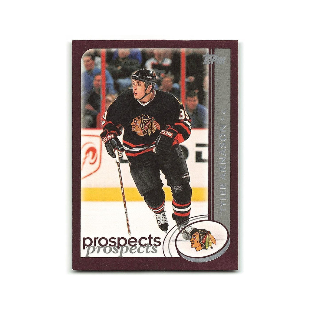 Tyler Arnason 2002 Topps #300 Chicago Blackhawks Hockey Card NM