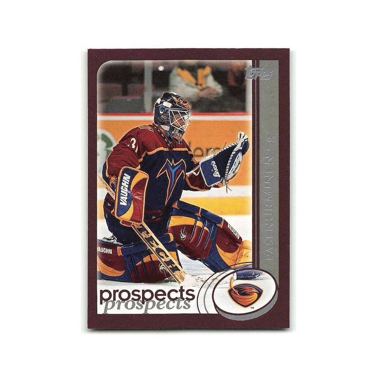 Pasi Nurminen 2002 Topps #294 Atlanta Thrashers Hockey Card NM