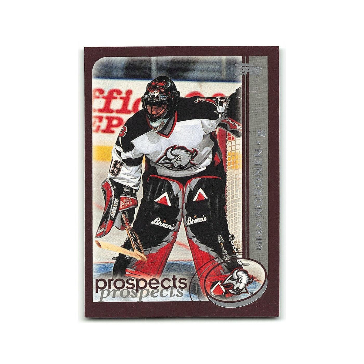 Mika Noronen 2002 Topps #299 Buffalo Sabres Hockey Card NM