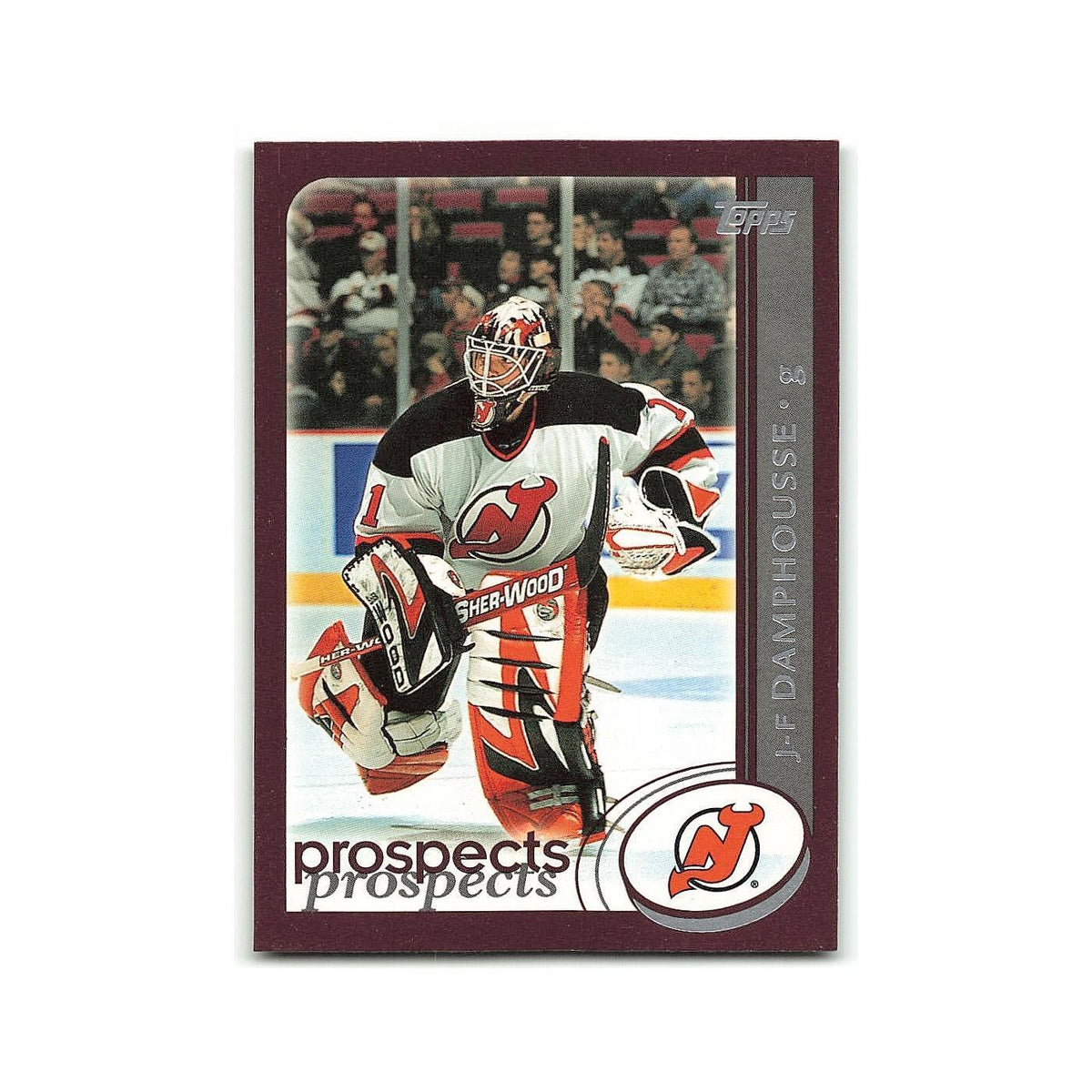J-F Damphousse 2002 Topps #313 New Jersey Devils Hockey Card NM