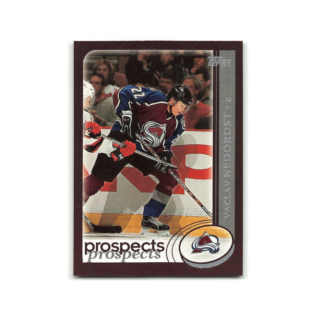 Vaclav Nedorost 2002 Topps #307 Colorado Avalanche Hockey Card NM