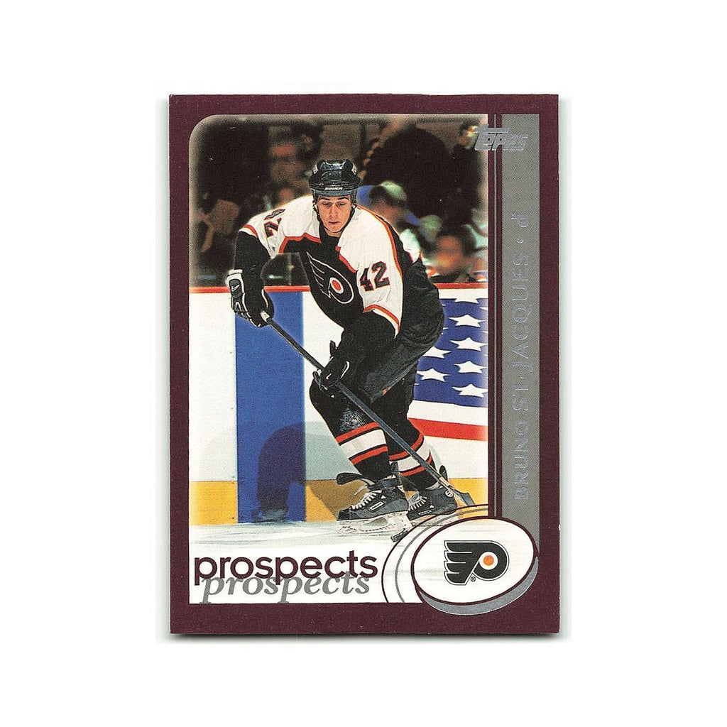 Bruno St. Jacques 2002 Topps #292 Philadelphia Flyers Hockey Card NM