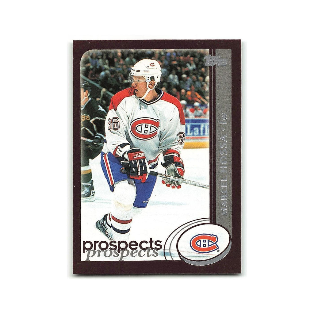 Marcel Hossa 2002 Topps #296 Montreal Canadiens Hockey Card NM