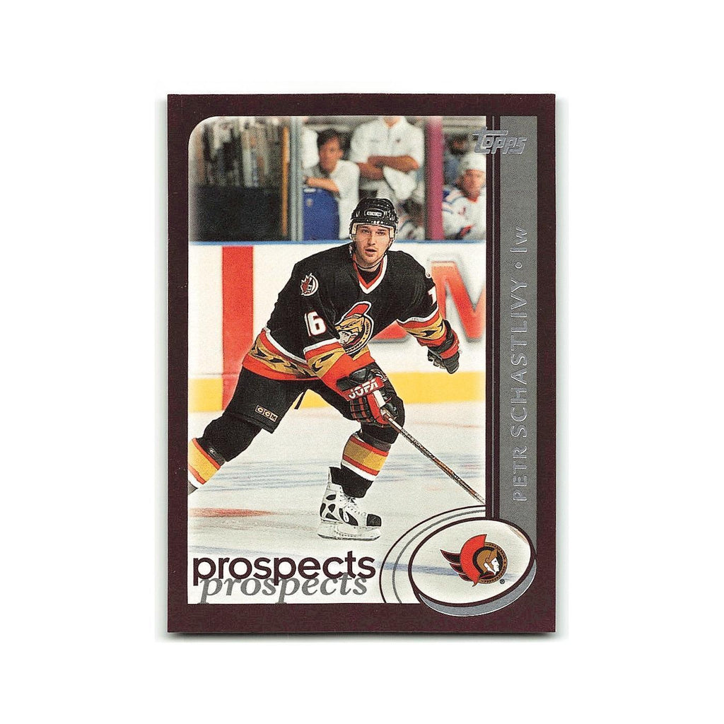 Petr Schastlivy 2002 Topps #301 Ottawa Senators Hockey Card NM