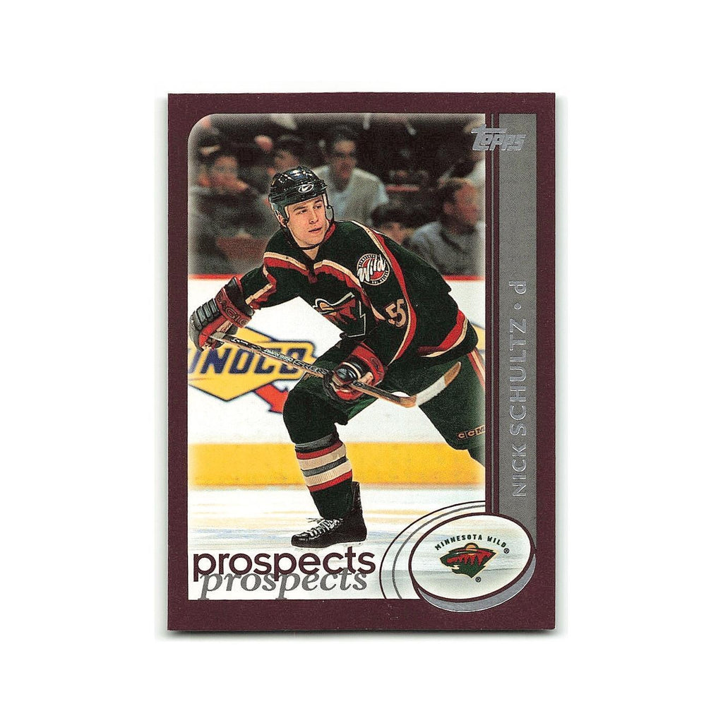 Nick Schultz 2002 Topps #293 Minnesota Wild Hockey Card NM