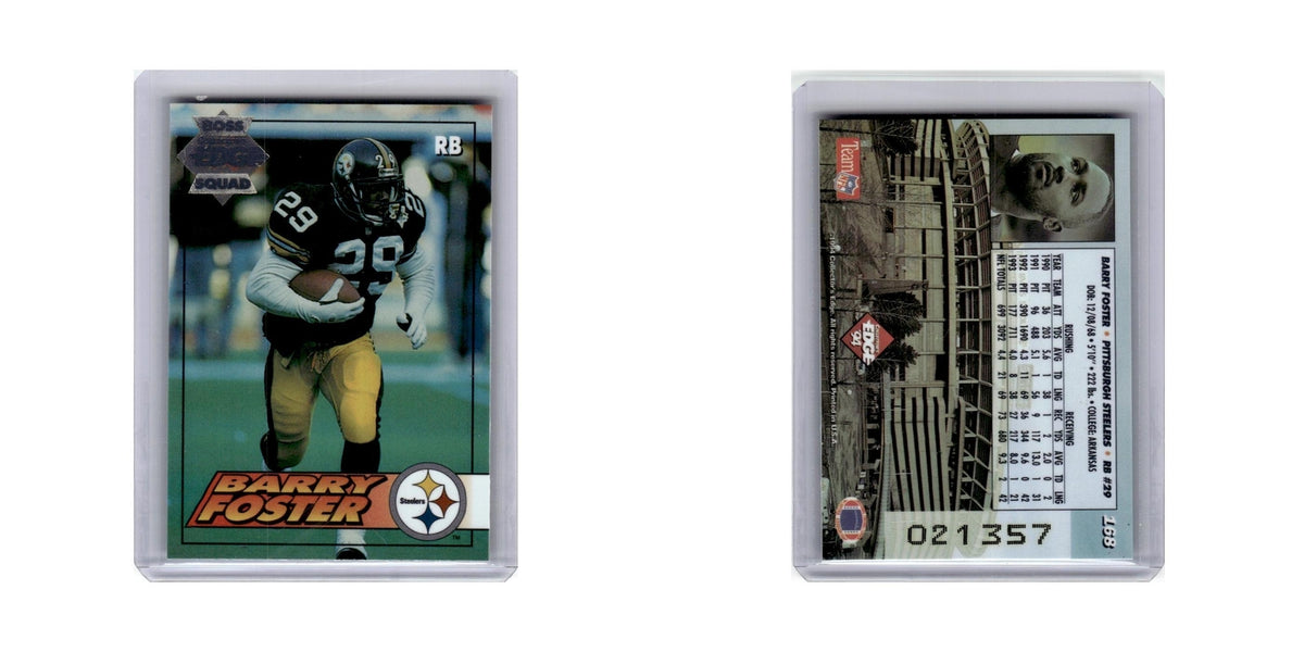 Barry Foster 1994 Collector's Edge #168 Pittsburgh Steelers Football Card NM